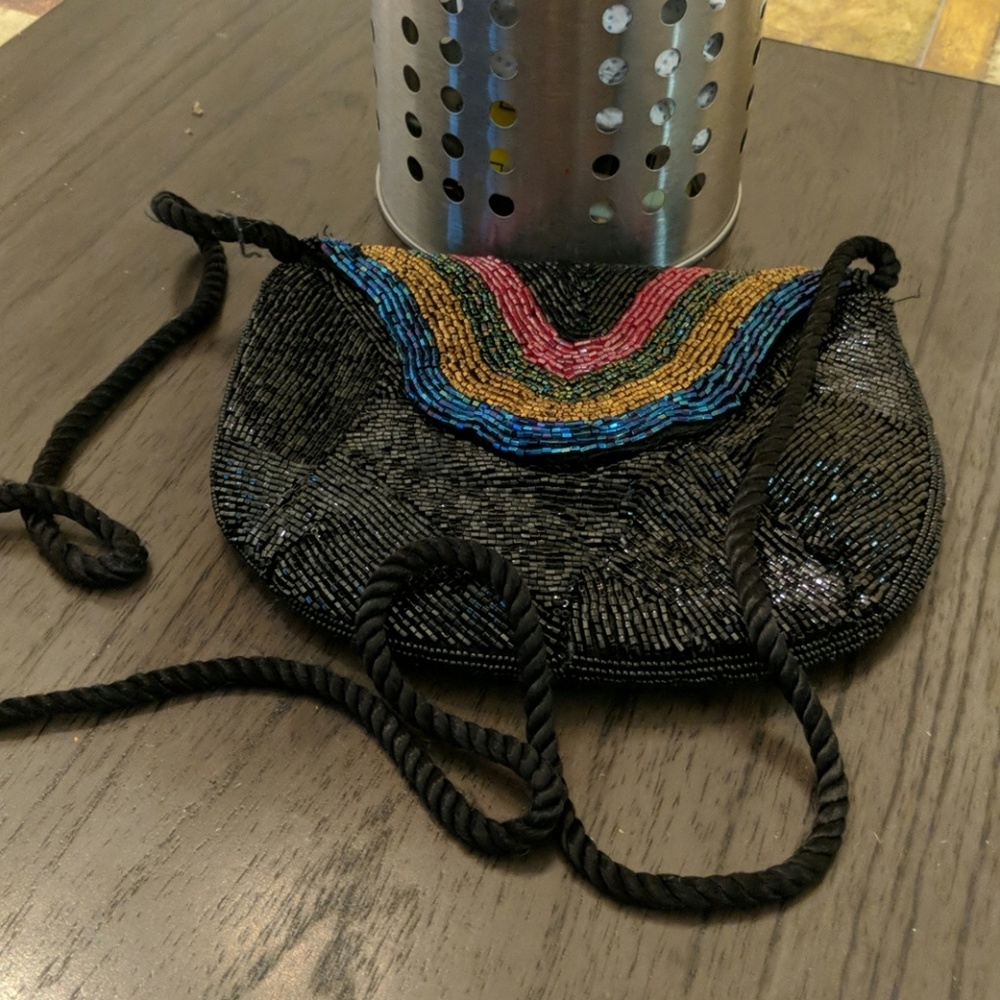 Elegant Evening Beaded Bag